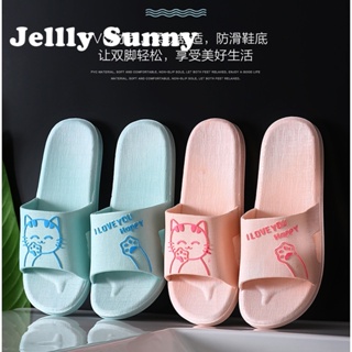  Jellly Sunny Jellly Sunny  รองเท้าแตะ รองเท้าแฟชั่น สะดวกสบาย ฟชั่น ด้านล่างหนา 2023 ใหม่ ทันสมัย ins สวยงาม รุ่นใหม่ B98G1TU 37Z230910