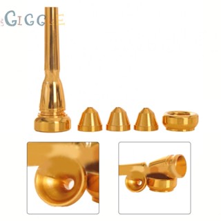 ⭐NEW ⭐Trumpet Mouthpiece 5 PCS For Brass Parts With Golden Plated Convertible