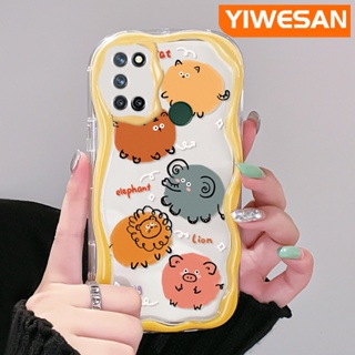 เคสโทรศัพท์มือถือ ซิลิโคนใส กันกระแทก ลายการ์ตูนสวนสัตว์น่ารัก สีสันสดใส สําหรับ Realme 7 Pro 7i C17 Narzo 20 Pro