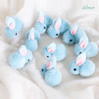 Delmer ตุ๊กตากระต่ายอีสเตอร์ ขนาดเล็ก สามมิติ DIY สําหรับตกแต่งงานหัตถกรรม