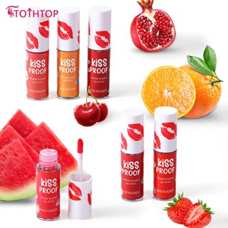 ลิปสติก Water Lip Glaze Non-fading ย้อม Lip Fluid Moisturizing Matte Lip Glaze Long-Lasting Cross-border ลิปกลอส [TOP]