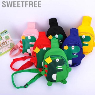 Sweetfree Cute Small Dinosaur Shoulder Bag Portable Cartoon  Daypack With Adjustable Strap for Kids