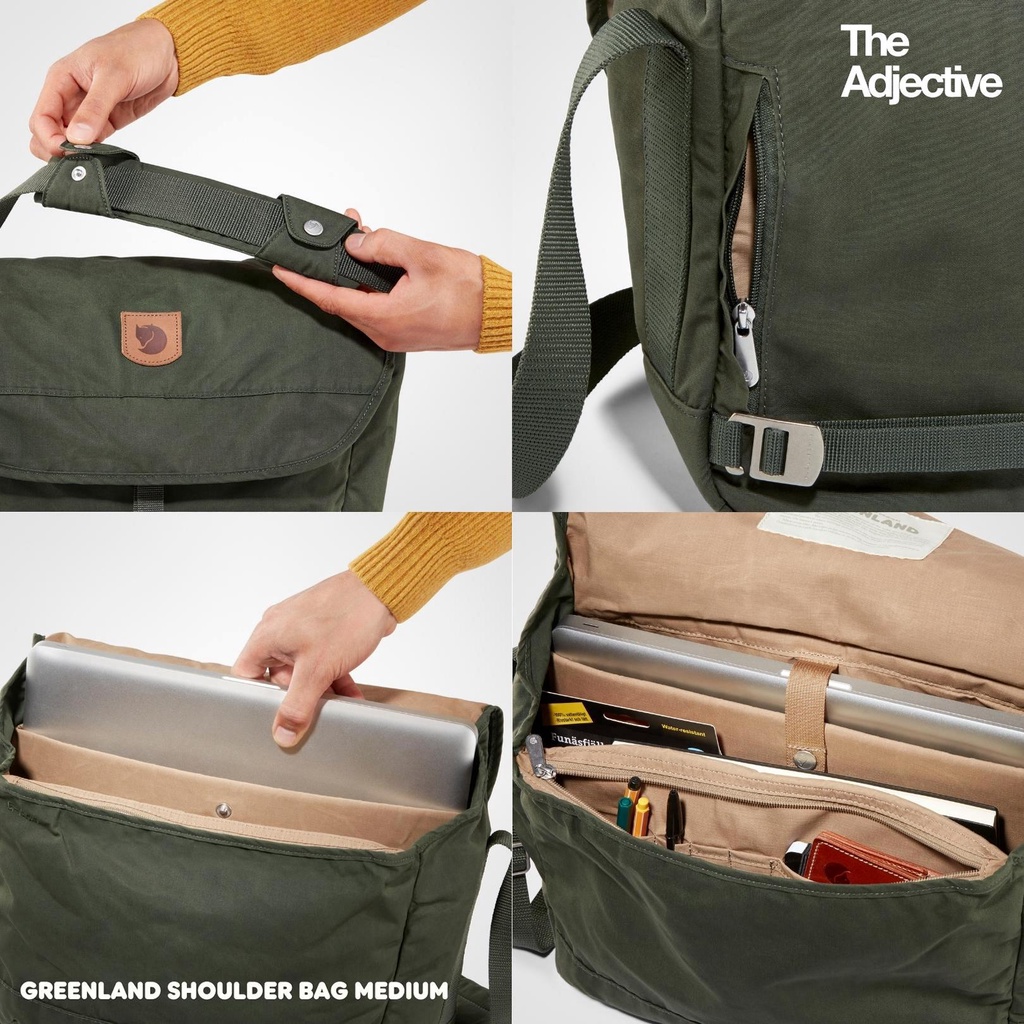 Fjallraven حقيبة كتف Greenland ‏Medium — صورة 3