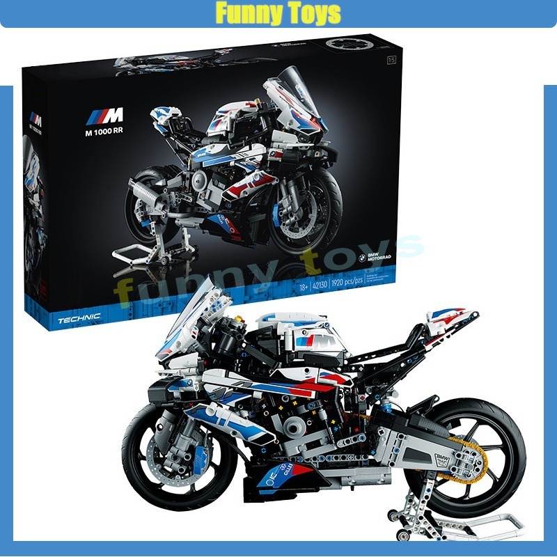Technic series MOC 42130 BMW M 1000 RR บล็อคตัวต่อ ของเล่นเสริมการเรียนรู้ สําหรับเด็ก และผู้ใหญ่