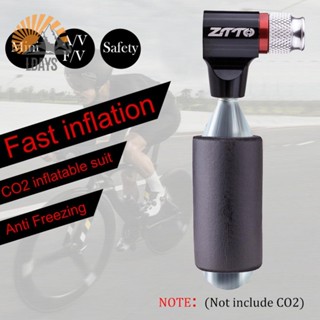 [Ladys.th] Ztto เครื่องเติมลมจักรยาน CO2 พร้อมปลอกหุ้มฉนวน ไม่มีตลับ CO2