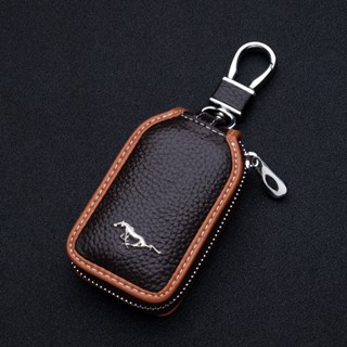 เคสกุญแจรีโมทรถยนต์ หนังวัวแท้ สําหรับ Mustang T80 T70 E70 E Series T Series