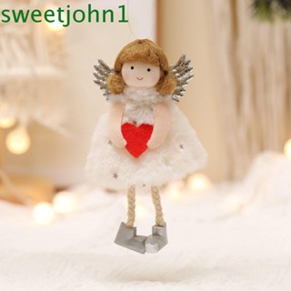 Sweetjohn จี้ตุ๊กตานางฟ้า ใช้ซ้ําได้ สําหรับตกแต่งบ้าน ต้นคริสต์มาส