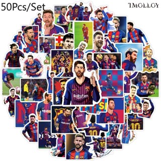 [T] สติกเกอร์ ลายฟุตบอล Messi กันน้ํา สําหรับตกแต่งของเล่น 50 ชิ้น ต่อชุด