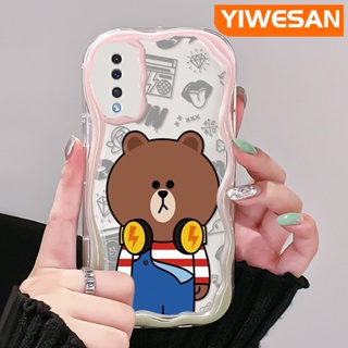 เคสมือถือ แบบนิ่ม แบบใส ลายการ์ตูนหมี กันกระแทก สําหรับ Samsung galaxy A50 A50s A30s A51 M40s A52 A52s 5G