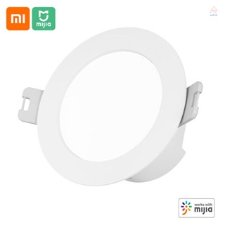 Xiaomi Mijia โคมไฟดาวน์ไลท์อัจฉริยะ BT ควบคุมผ่านแอพ Mijia 4W 2700-6500K สีขาว และวอร์มไลท์ LED 220V MJTS003