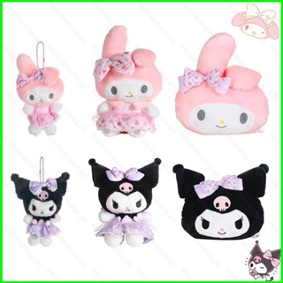 SANRIO หมอนตุ๊กตานุ่ม รูปการ์ตูนซานริโอ้ ดอกไม้ นางฟ้า Kuromi Melody เหมาะกับของขวัญ สําหรับตกแต่งบ้าน