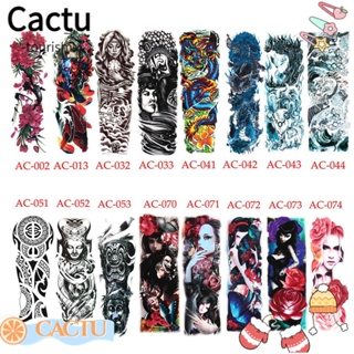 Cactu สติกเกอร์รอยสักชั่วคราว กันน้ํา 45.5 ซม. x 16 ซม.