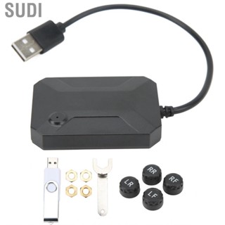 Sudi USB Tire Pressure  DC 5V IP67  Stable Signal Alarm  Warning Universal for Car Truck RV