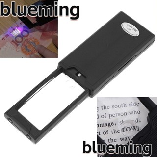 Blueming2 แว่นขยาย แบบพับได้ ไฟ LED 2.5X 45X เลนส์ออปติคอล มืออาชีพ พับได้ สําหรับบ้าน