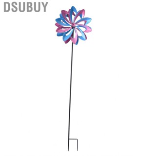 Dsubuy Solar  Peacock Iron Windmill Lawn Light  Outdoor Garden Yard Art MN