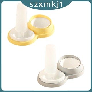 [Szxmkj1] 2 in 1 ชามใส่อาหาร อุปกรณ์เสริม สําหรับสัตว์เลี้ยง สุนัข แมว