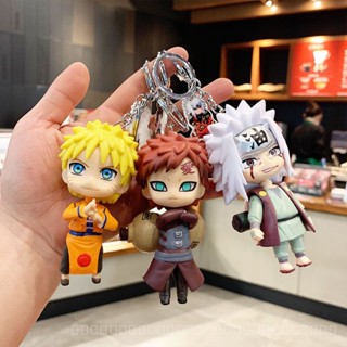 0830YWJJ Cartoon Naruto Key Chain Hand-Made Model Naruto Daisy Fields Gaara Pendant Schoolbag Doll Keychain Comic  Animation  Garage Kit  OLCV