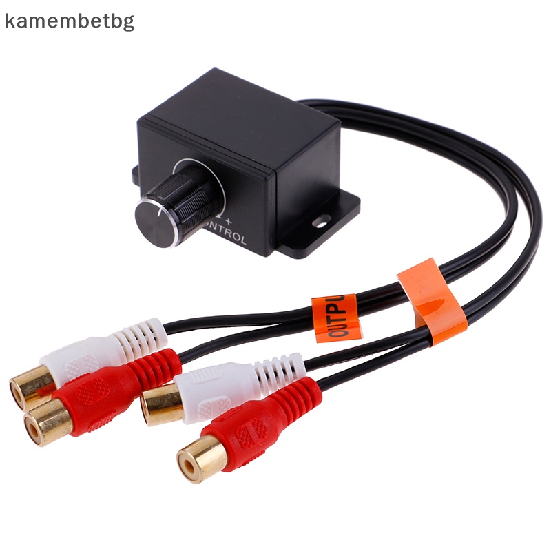 Kamembetbg Car Home Audio Amplifier Bass Gain Level Volume Control Knob TH