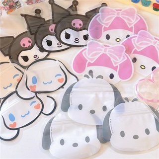 Nedfs ถุงซิปล็อคใส เก็บเครื่องประดับ ลาย Kuromi Pacha Dog Cinnamoroll 10 ชิ้น