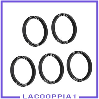 [Lacooppia1] ปะเก็นแหวนรองกะโหลกจักรยาน อะลูมิเนียมอัลลอย 5 ชิ้น