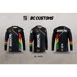 เสื้อกีฬาแขนยาว ลาย BC Rasta Riding Jersey 2022 2023 สําหรับขี่จักรยาน Yamaha