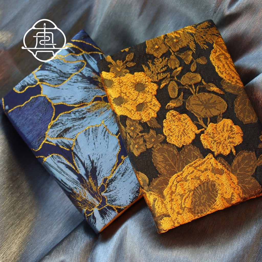 ปกหนังสือ แฮนด์เมด ลายดอกไม้ ขนาด A5 A6 สามารถปรับได้ สําหรับสมุดโน๊ตบุ๊ค