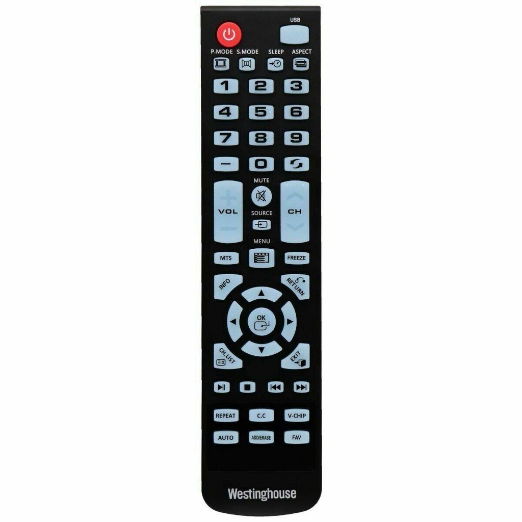ใหม่ WS-1688 สําหรับ Westinghouse LCD TV ระยะไกล ty-49B wd49fb1018 wd32hb1120