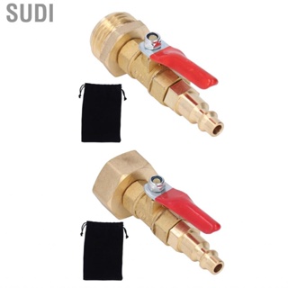 Sudi Winterizing Quick Adapter Winterize Blowout Fitting 3/4in Male GHT Thread 1/4in Connector for RV Yachts