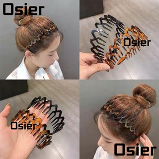 Osier1 ที่คาดผมพลาสติก ทนทาน สําหรับจัดแต่งทรงผม 4 ชิ้น