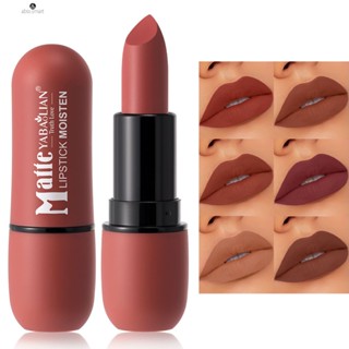 Yabaolian Velvet Matte Ong Lasting Not Sticking Cup ลิปสติก 6 สี Llipstick Lip Gloss TECH3