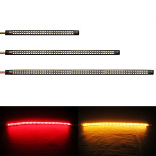 [SIP-ISHOWMAL-TH]Two-Color Light Bar Strobe Brake Lights Turn Signal For Motorcycle 1 Set-New In 9-