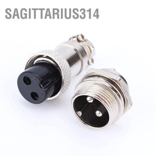 Sagittarius314 1 ชุด GX16 2 Pins ประเภทสกรูไฟฟ้าการบินปลั๊ก SOCKET CONNECTOR ใหม่