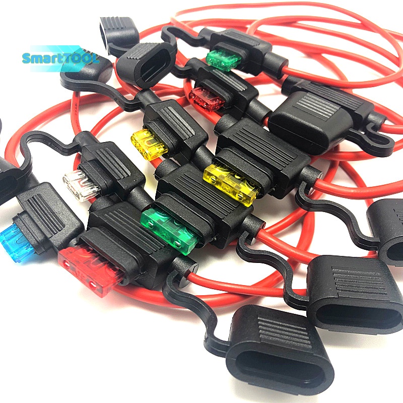 UTZN> รถฟิวส์กันน้ําผู้ถือซ็อกเก็ต TAP อะแดปเตอร์ Micro//มาตรฐาน ATM 30A ใบมีดรถ Auto รถจักรยานยนต์ ฟิวส์รถจักรยานยนต์ใหม่
