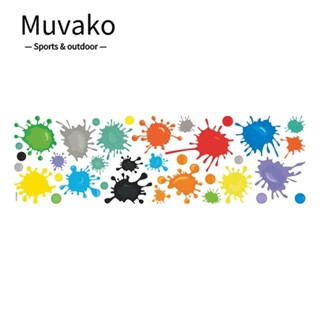 Muvako สติกเกอร์ PVC ลายหมึก หลากสี สําหรับตกแต่งผนังห้องเรียน