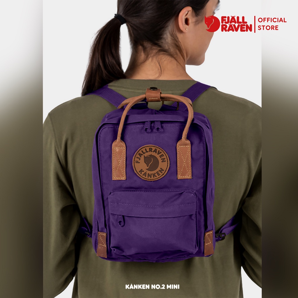 Fjallraven Kanken No.2 Mini /เป้ Kanken (คองเก้น) ไซส์มินิ กระเป๋าสะพายหลัง Unisex กระเป๋าแบคแพคจากสวีเดน