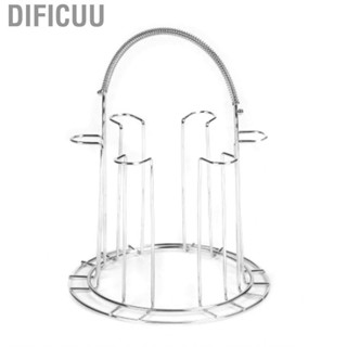 Dificuu Glass Water Cup Rack Bracket Stainless Steel Household Draining Storage Holder for Party