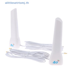 Alittlese เสาอากาศภายนอก 4G LTE 29dBi SMA ตัวผู้ CRC9 TS9 พร้อมสายเคเบิลต่อขยาย 2 เมตร สําหรับโมเด็มเราเตอร์ TH