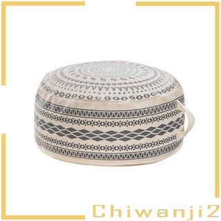 [Chiwanji2] ผ้าคลุมเก้าอี้ ปักลาย Ottomans ทรงกลม สําหรับตกแต่งห้องนอน