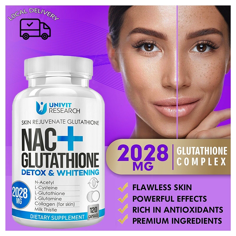 Advanced Complex - NAC + Glutathione Supplement - สารต้านอนุมูลอิสระที่มีประสิทธิภาพ - ระบบภูมิคุ้มก