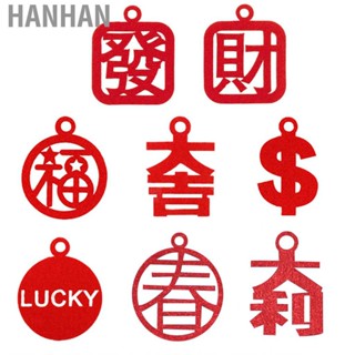 Hanhan New Year Pendant Fortune Tree Festival Decoration Ornament for Indoor Holiday Celebration