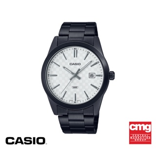 CASIO นาฬิกาข้อมือ CASIO รุ่น MTP-VD03B-7AUDF วัสดุสเตนเลสสตีล สีดำ