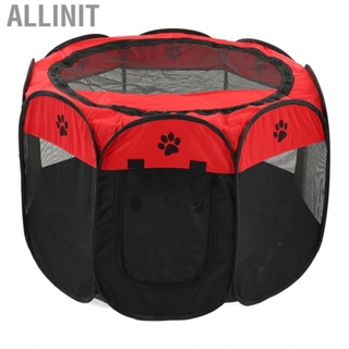 Allinit Portable Pet Playpen  Dog  Playpens Large Space  Breathable Mesh Foldable for Bunny Indoor
