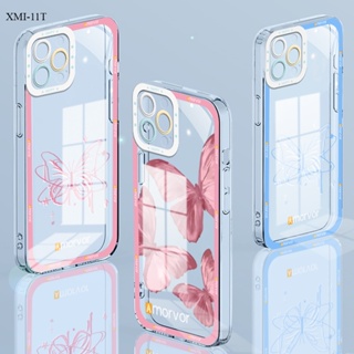 Xiaomi Mi 11T 11 Lite Pro 5G NE สำหรับ Case Butterfly เคส เคสโทรศัพท์ เคสมือถือ