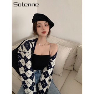 Solenne เสื้อคลุม เสื้อกันหนาว ทันสมัย ล้ำสมัย สไตล์ สไตล์ A21K03U37Z230912