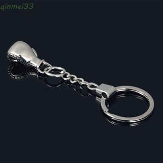 Qinmei Keyfob น่ารัก 1 ชิ้น สวยหรู จี้ถุงมือ โลหะ คุณภาพสูง พวงกุญแจ โลหะผสม