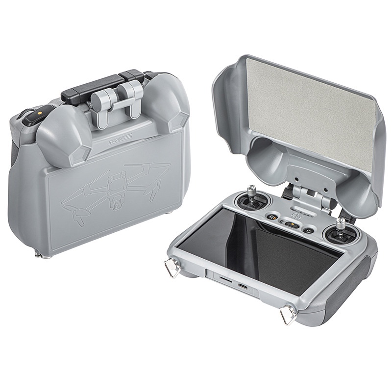 Startrc เหมาะสําหรับ DJI Mini 4 Pro/AIR 3/AIR 3S RC 2 พร้อมหน้าจอรีโมทคอนโทรลบังแดดฝาครอบป้องกันอุปกรณ์เสริมสากล
