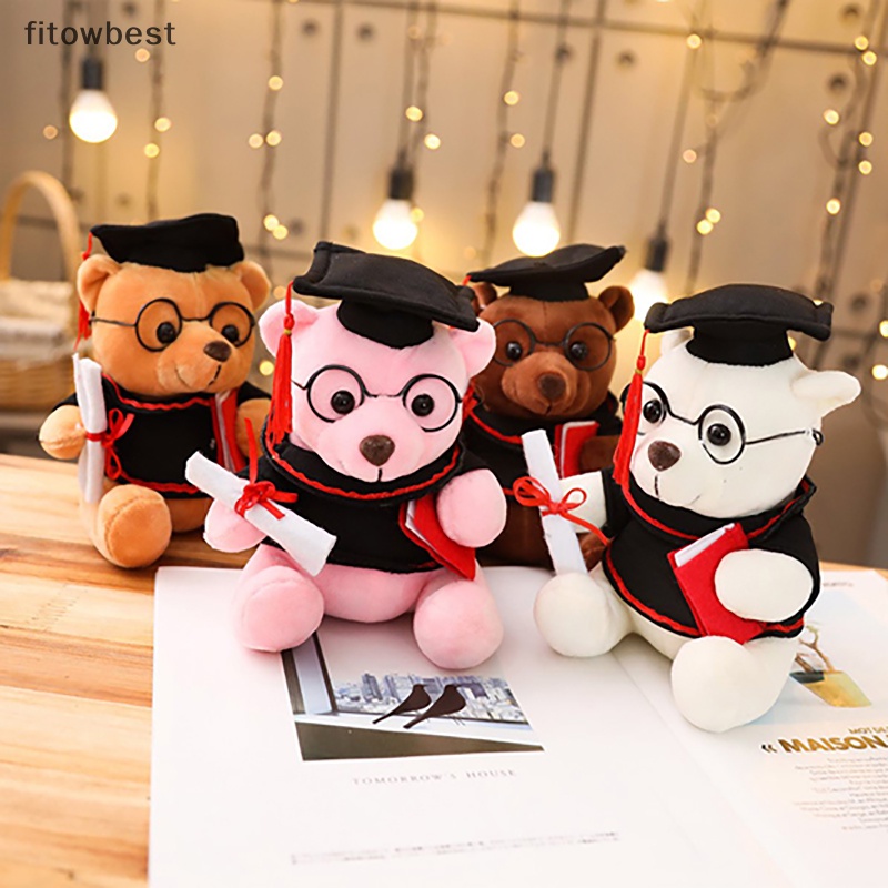 Fbth ของเล่นตุ๊กตาหมีรับปริญญา ของขวัญวันเกิด สําหรับผู้ใหญ่ และเด็ก QDD