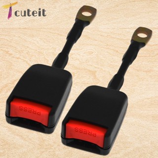 Tcuteit Unviersal หัวเข็มขัดนิรภัยรถยนต์ อุปกรณ์เสริม สําหรับรถยนต์