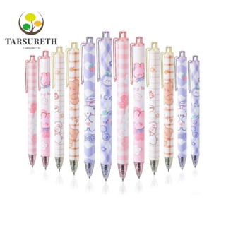 Tarsureth ชุดปากกาหมึกเจล 0.5 มม. สีดํา 12 ชิ้น