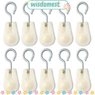 Wisdomest ตะขอเหล็ก พลาสติก สําหรับแขวนสายน้ํา 10 ชิ้น